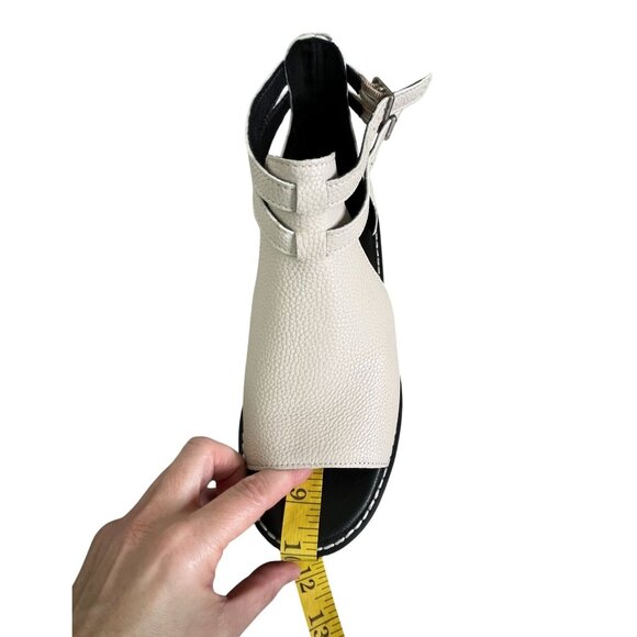 OASIS SOCIETY Elizabeth Platform Sandal in Neutral Beige Chunky Heel 7.5 NEW! - Picture 14 of 14